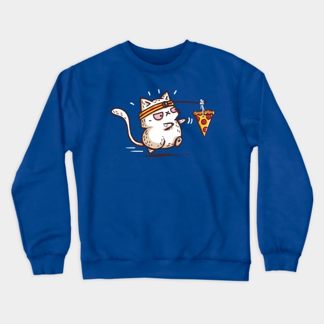 Self Meowtivation Crewneck Sweatshirt by Walmazan